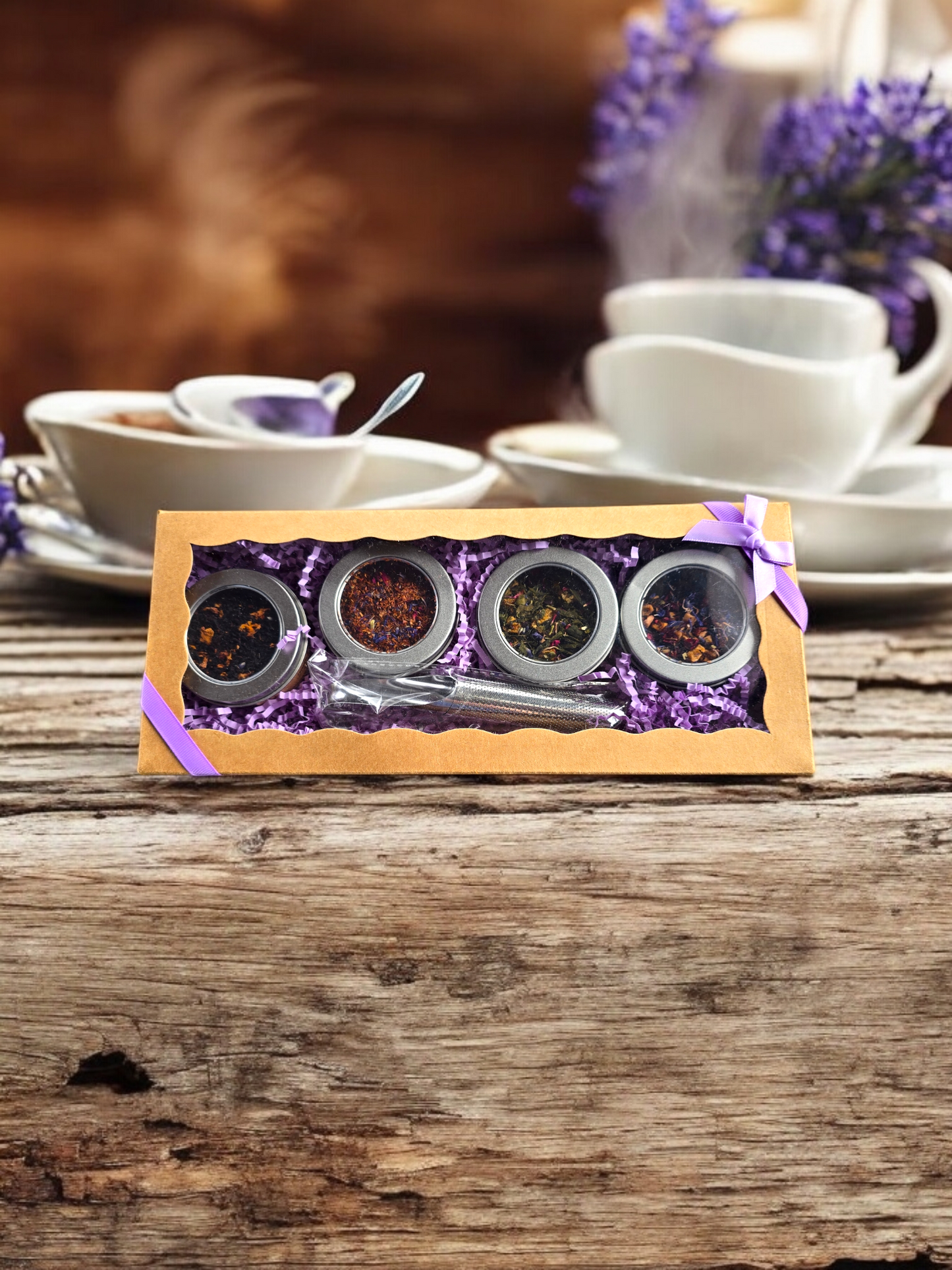 Tea Flight Sampler Box