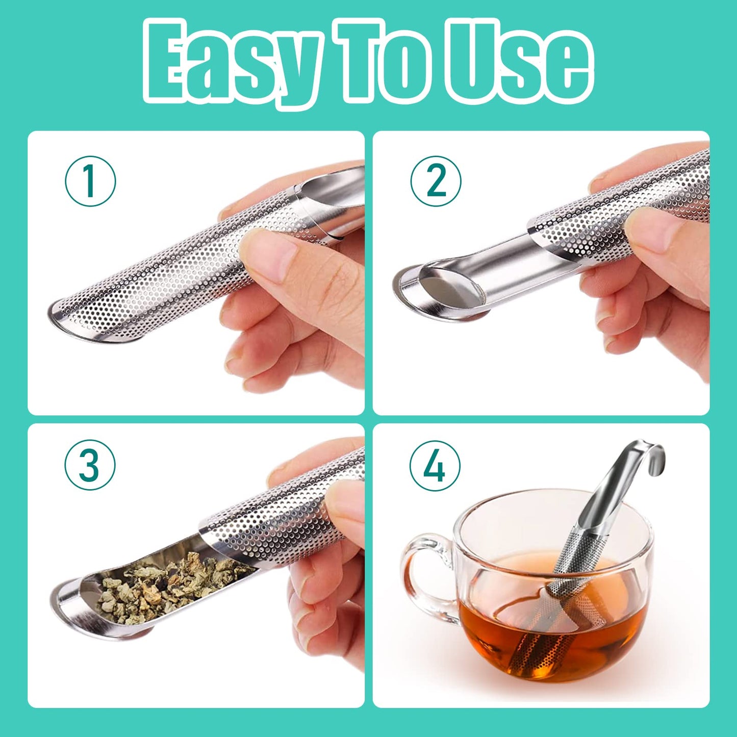 Loose Leaf Tea Pipe Infuser