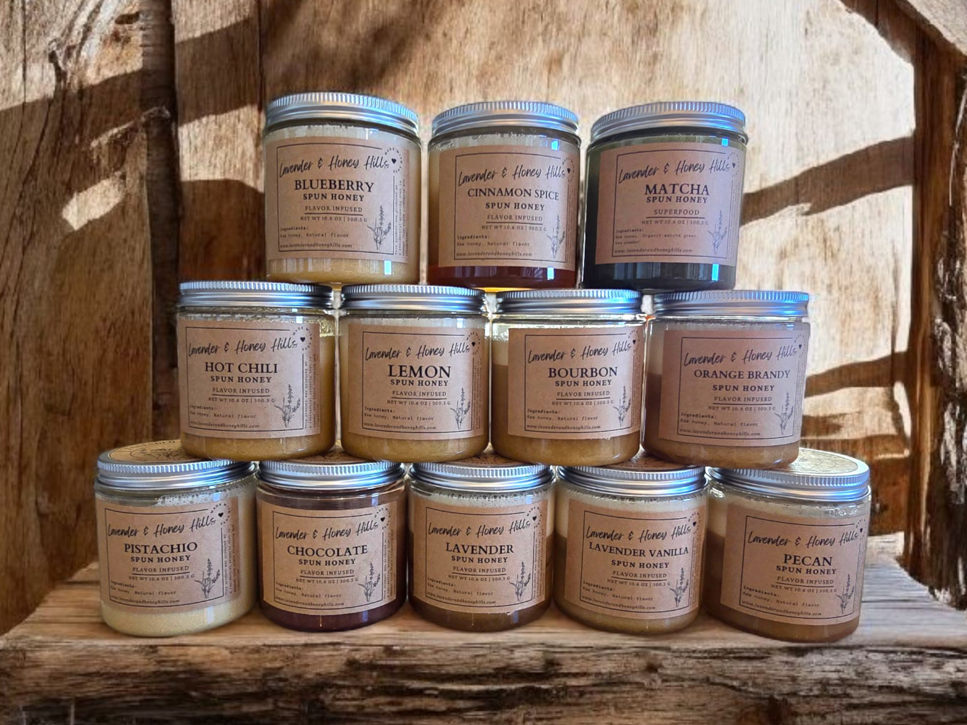 Flavor Infused Spun Honey (multiple flavors to choose from)