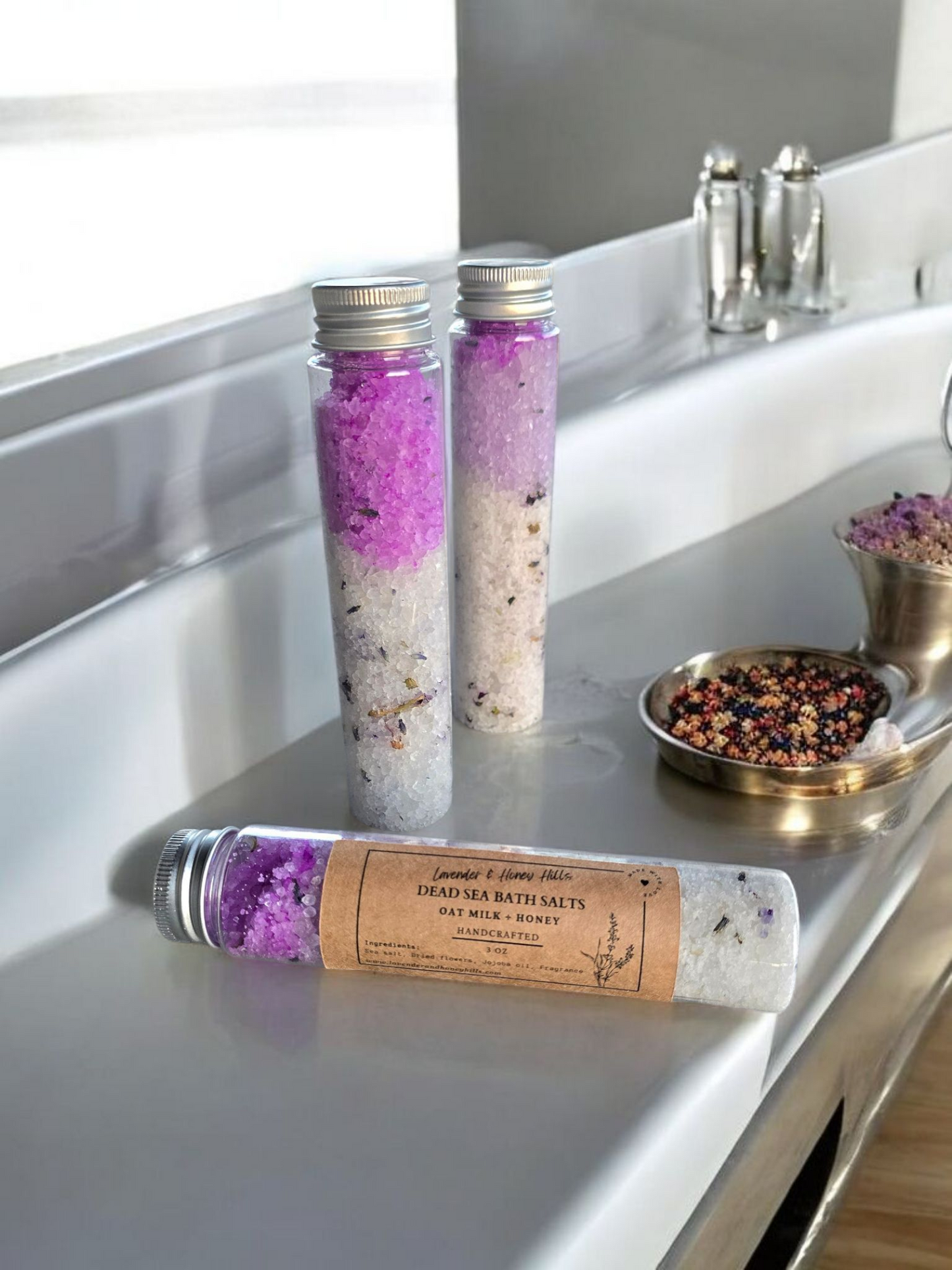 Dead Sea Bath Salts - Oat Milk + Honey