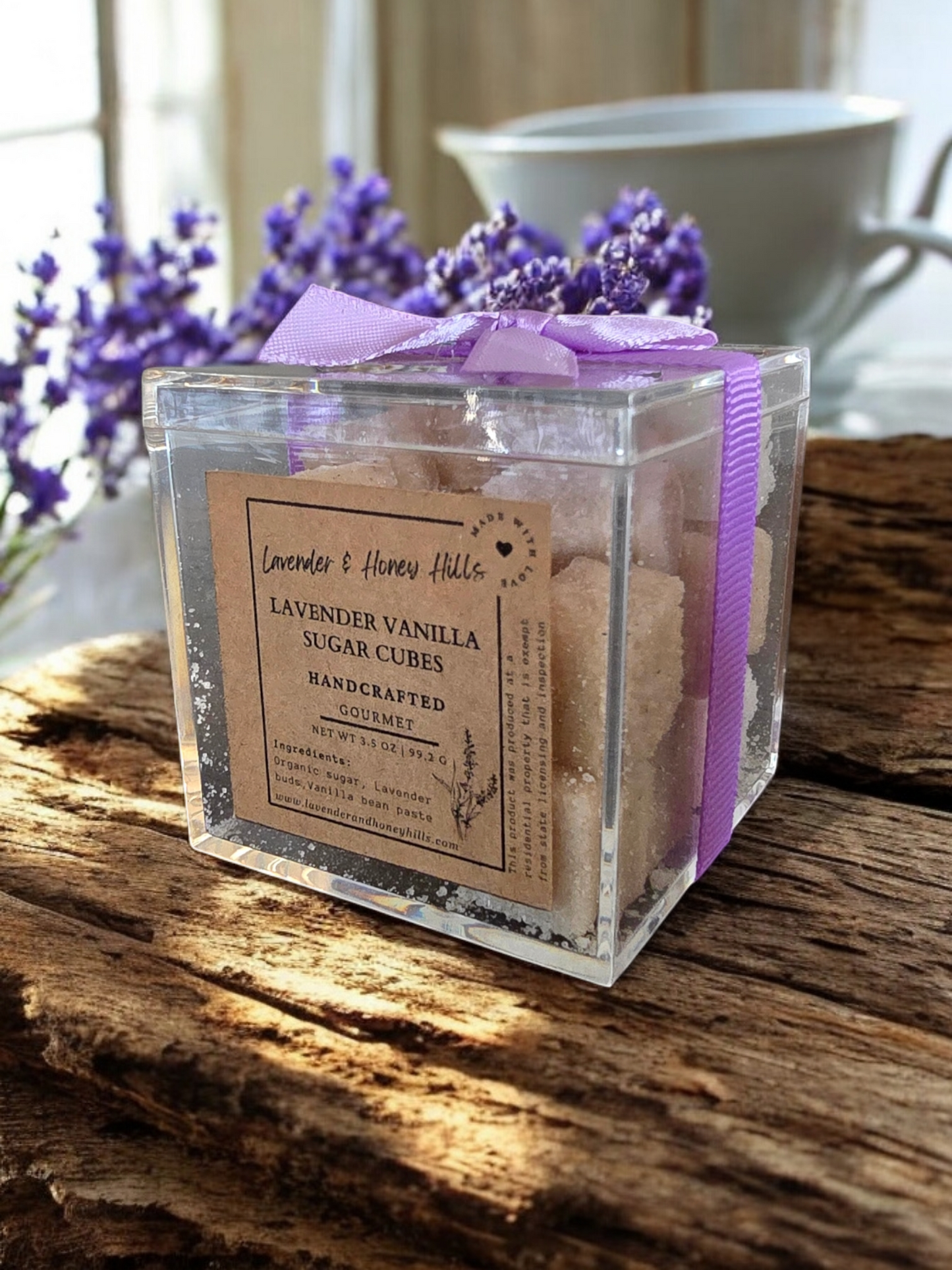 Lavender Vanilla Sugar Cubes