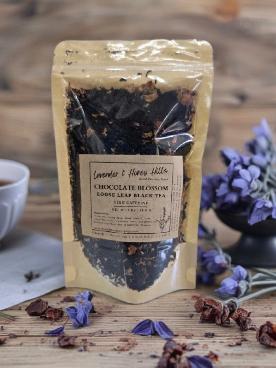 Chocolate Blossom - Loose Leaf Black Tea (2 sizes to choose from)