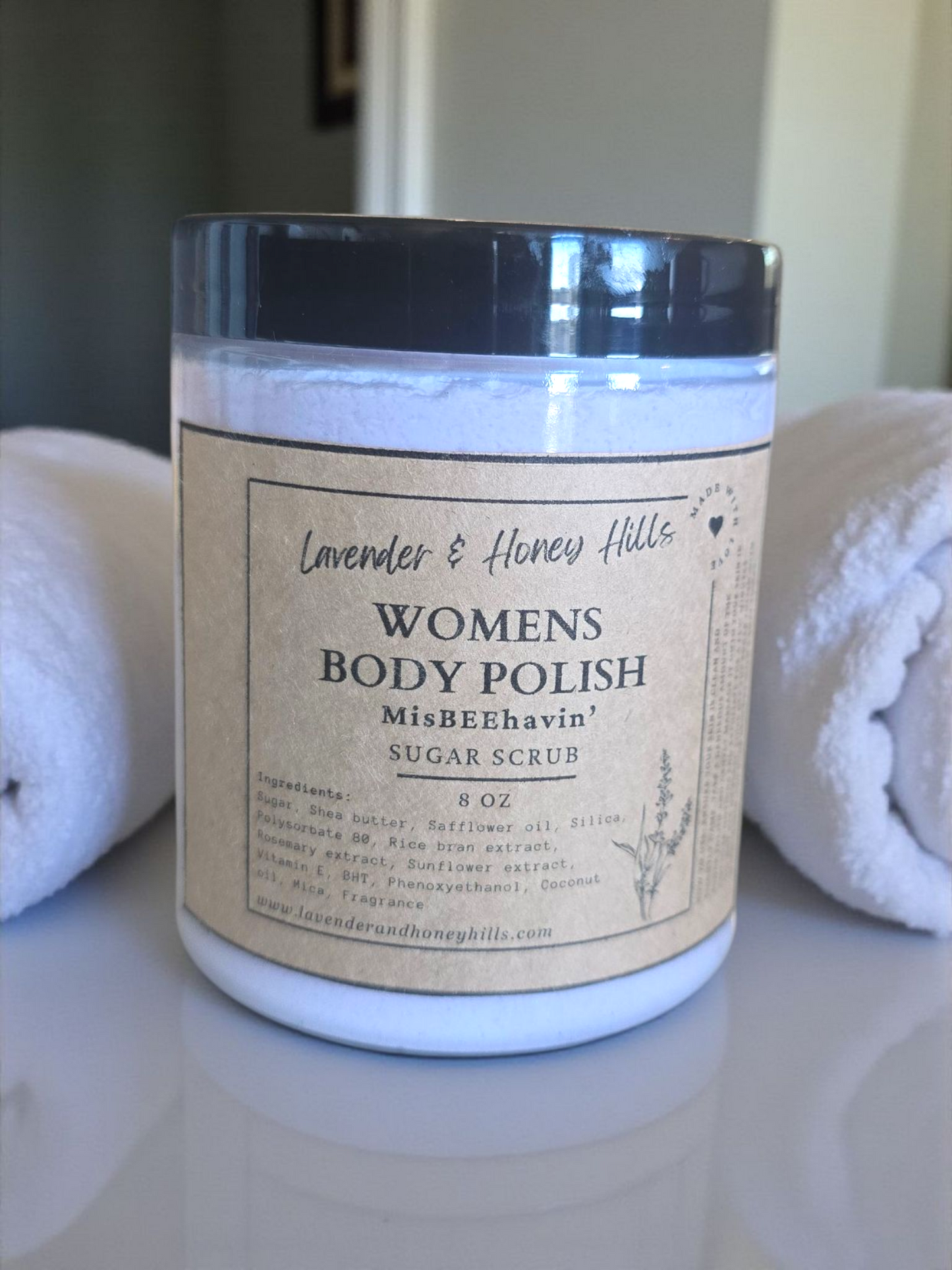 Women’s Body Polish Sugar Scrub (2 scents to choose from)