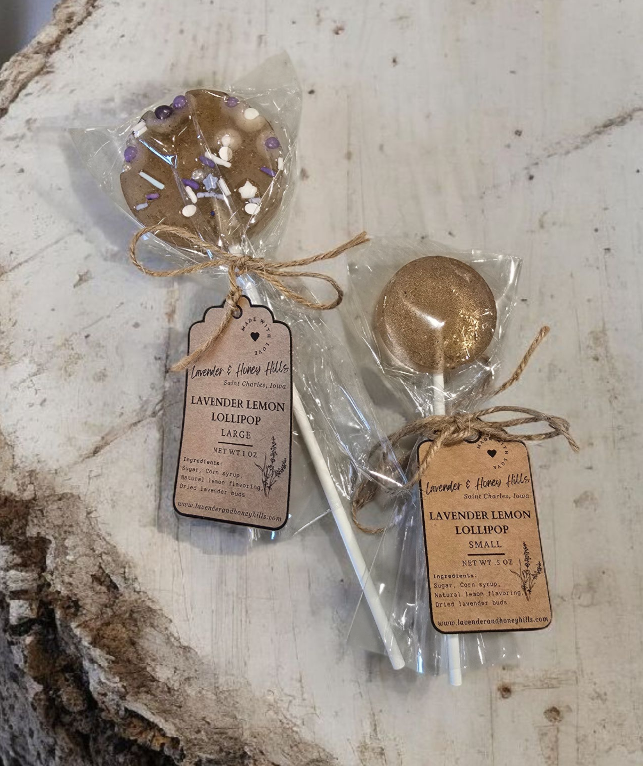 Lollipops (2 flavors to choose from)