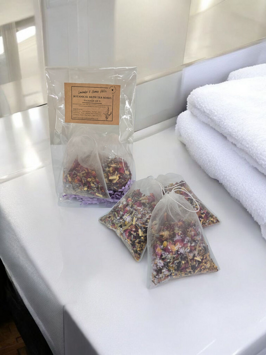 Botanical Bath Tea Soaks - Package of 3