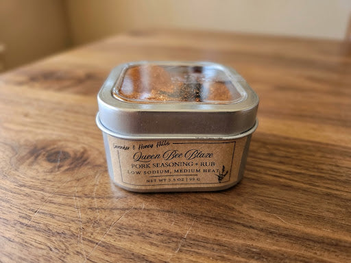Queen Bee Blaze (Low Sodium, Medium Heat Pork Seasoning + Rub)