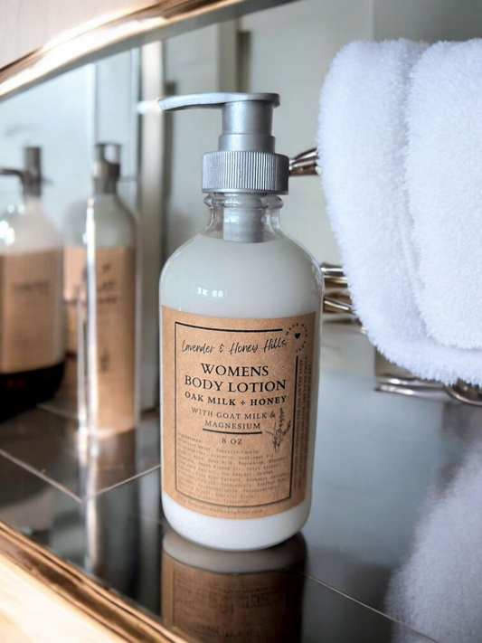 Women’s Goat Milk Magnesium Body Lotion (Unscented or 2 scents to choose from)