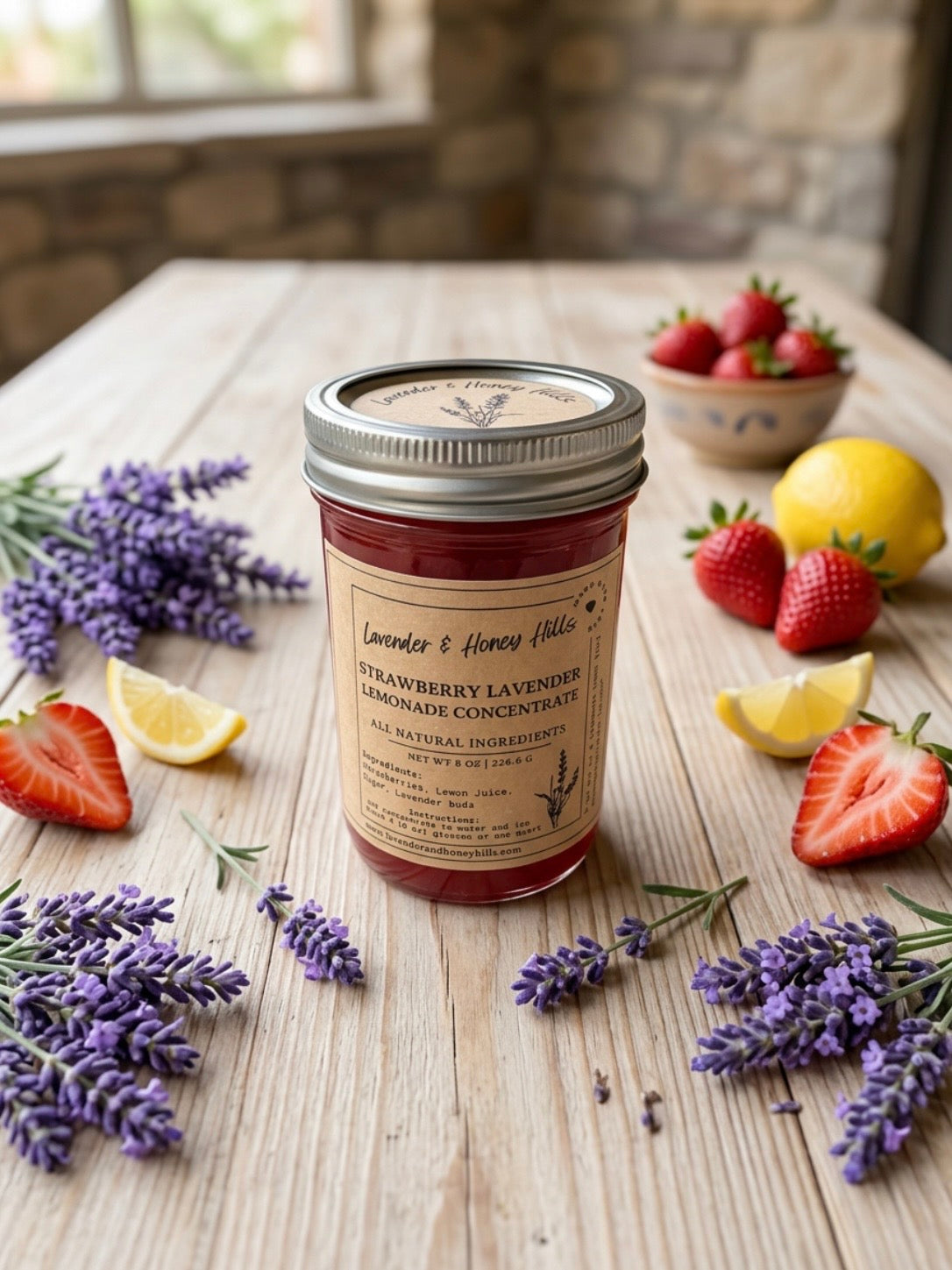 Lavender Lemonade Concentrate (3 flavors to choose from)