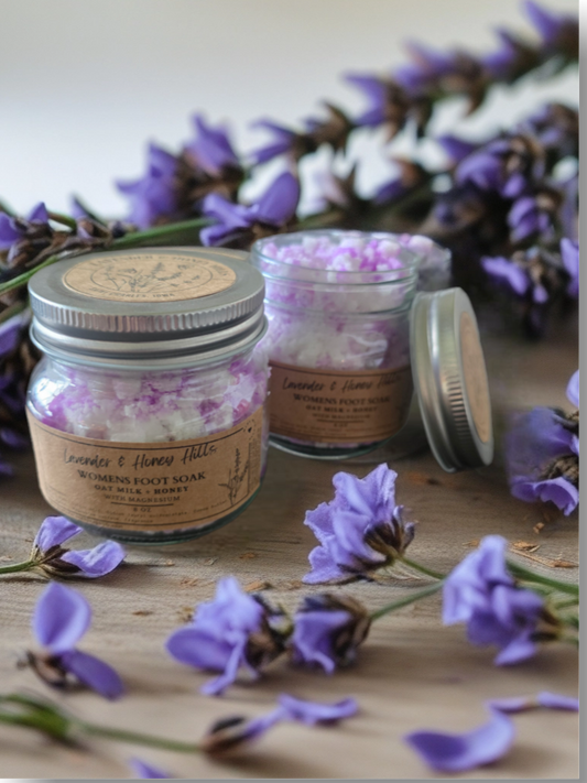 Women’s Magnesium Foot Soak (Oat Milk + Honey)
