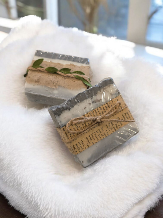 Men’s Bar Soap (Hemp Oil and Black Clay) - Smoke + Honey