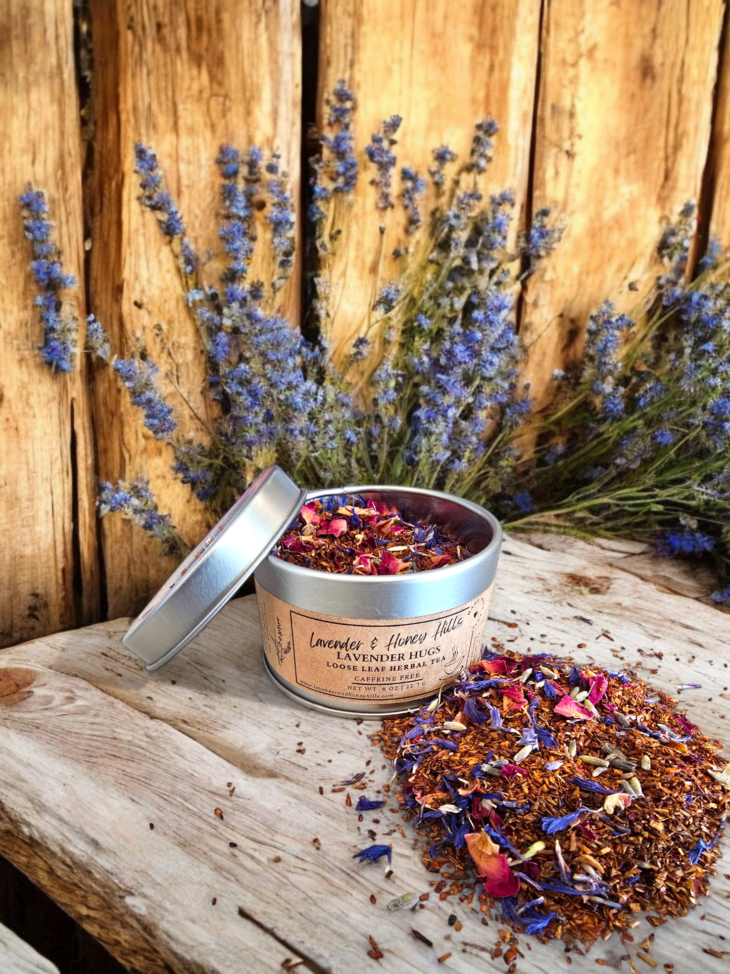 Lavender Hugs - Loose Leaf Herbal Tea (2 sizes to choose from)