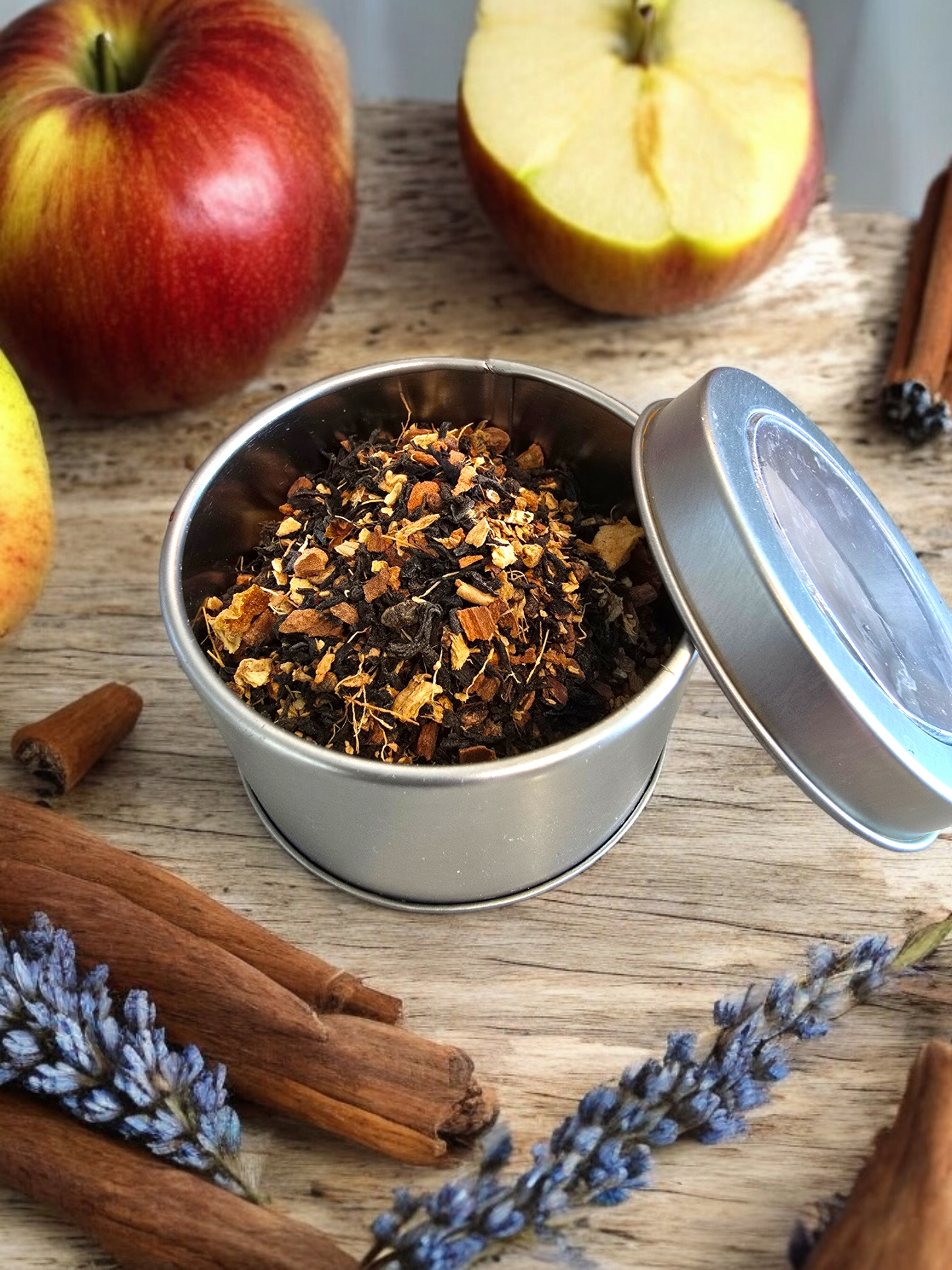 Spiced Apple Lavender Chai (Fall Seasonal) - Loose Leaf Black Tea (2 sizes to choose from)