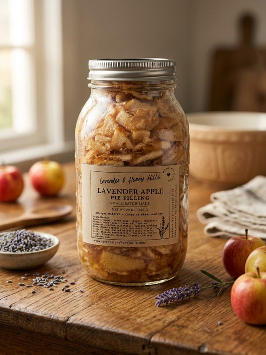 Lavender Apple Pie Filling - Quart