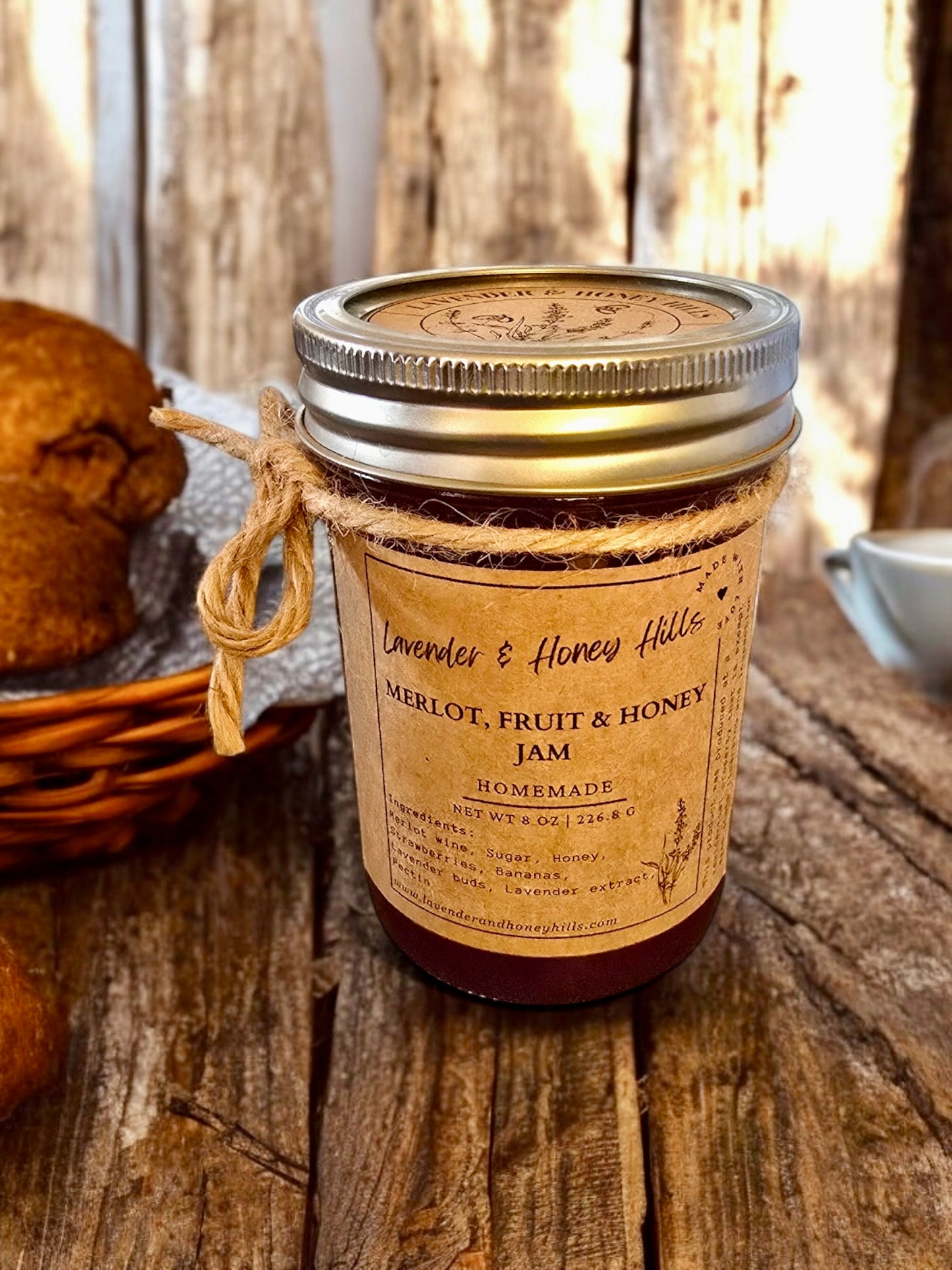 Merlot, Fruit & Honey Jam