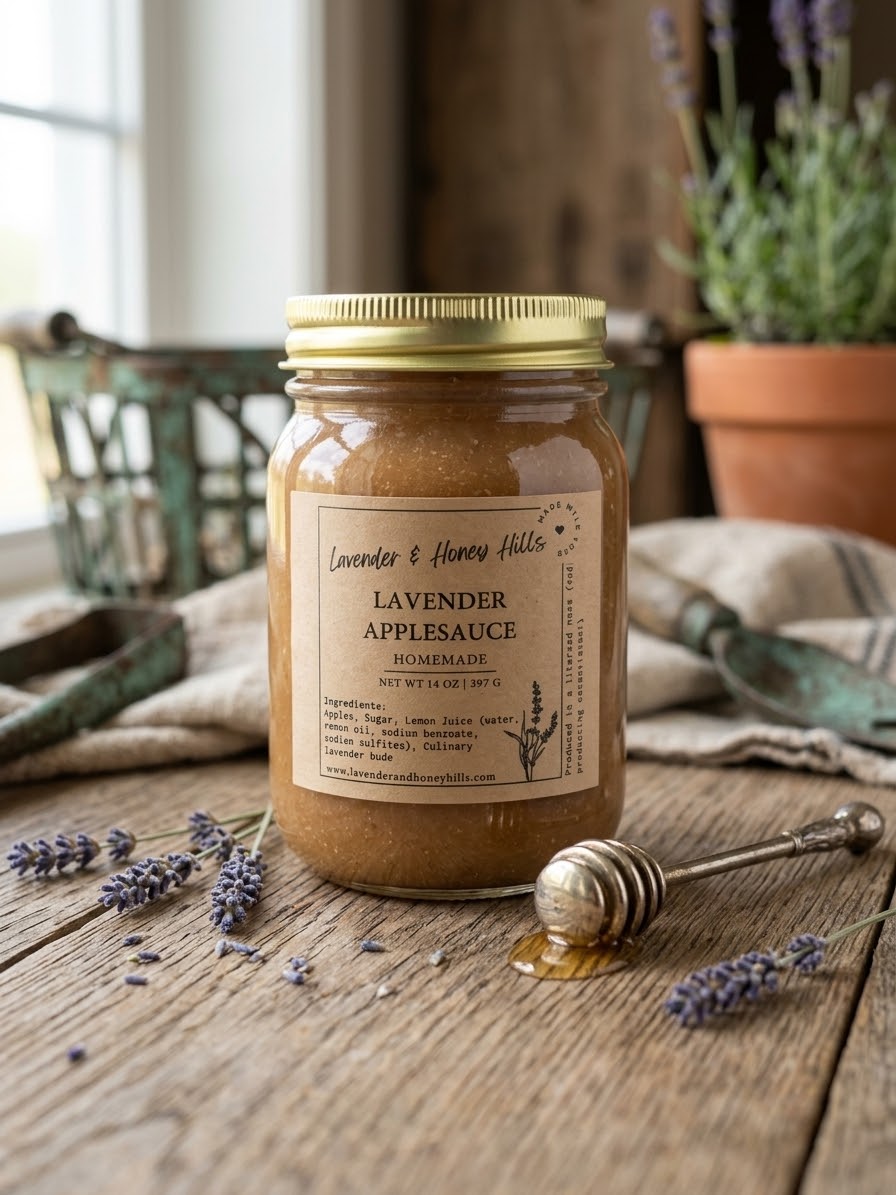 Lavender Applesauce - Pint