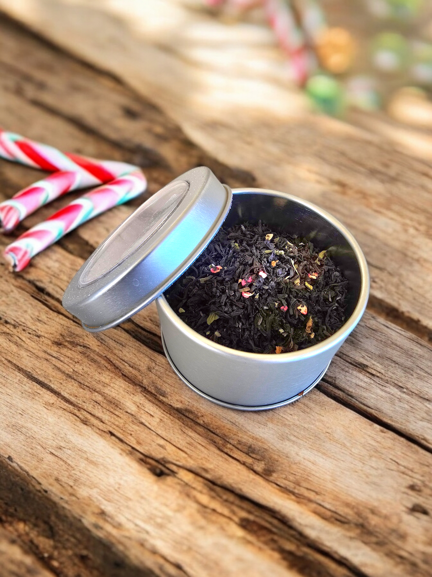 Candy Cane Lane (Winter Seasonal) - Loose Leaf Black Tea (2 sizes to choose from)