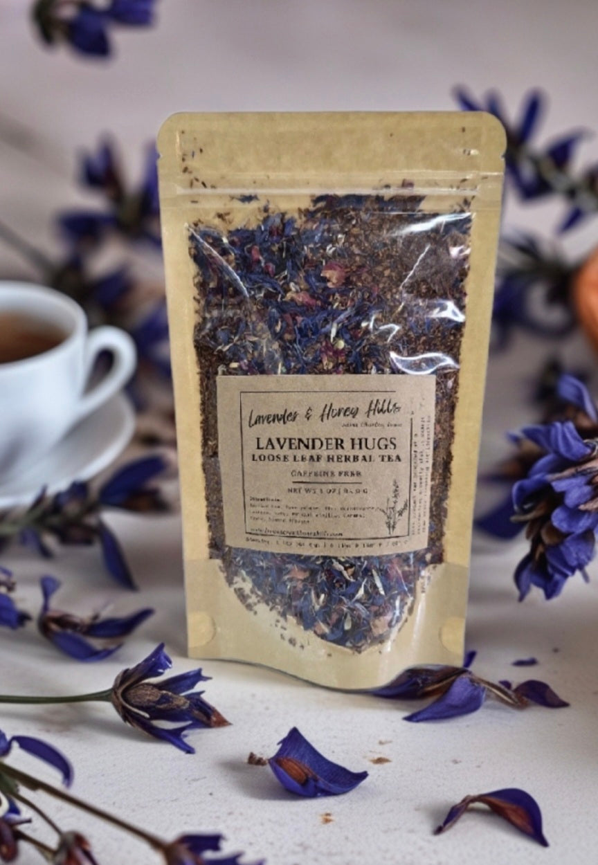Lavender Hugs - Loose Leaf Herbal Tea (2 sizes to choose from)