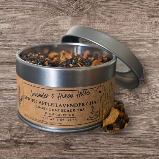 Spiced Apple Lavender Chai (Fall Seasonal) - Loose Leaf Black Tea (2 sizes to choose from)